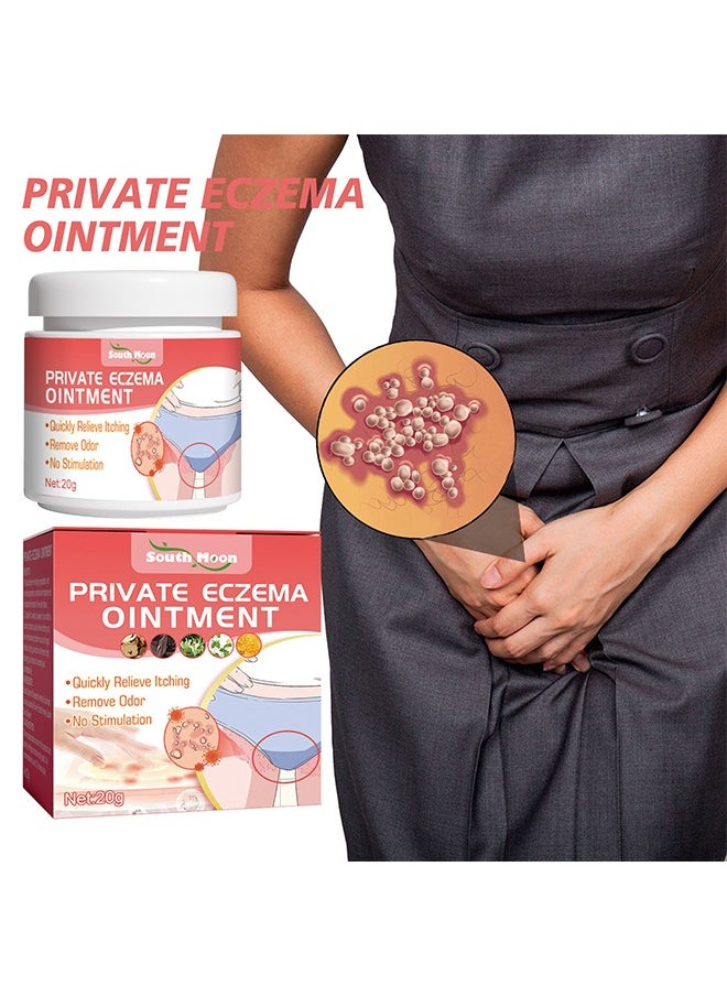 SOUTH MOON Female Private Parts Antipruritic Cream 20g Ointment to Remove Itching Peculiar Smell Dermatitis  - Image 1