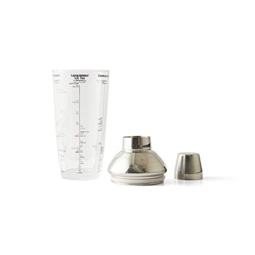 Houdini 24oz Glass Cocktail Shaker, Includes Six Recipes - Image 2