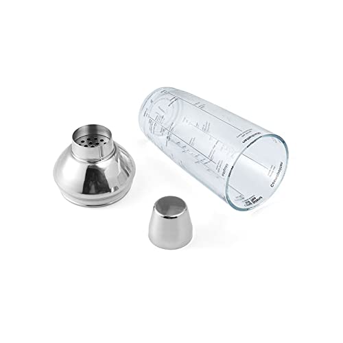 Houdini 24oz Glass Cocktail Shaker, Includes Six Recipes - Image 3