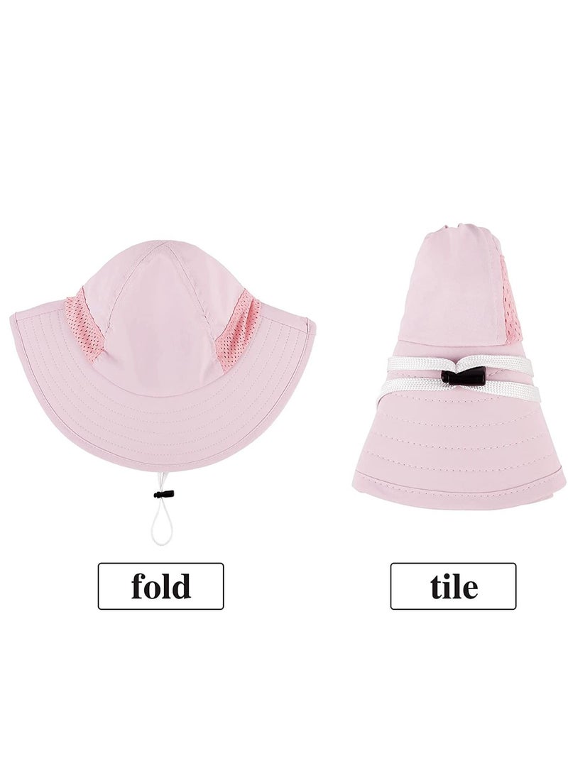 Generic - Baby Sun Hat UPF 50+ Toddler Sun Hat Sun Protection Kids Sun Hat Summer Baby Bucket Hat Cute Baby Beach Hat - Image 1
