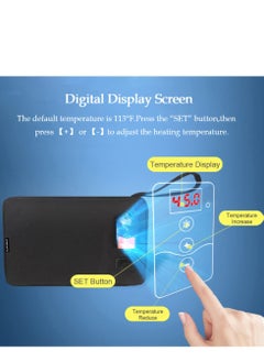 Generic Car Wipes Heater Warmer with Digital Display Screen Portable USB Baby Thermostat Heating Bag Temperature Adjustable Up to 80Pcs Capacity for Home Travel Camping  - Image 4
