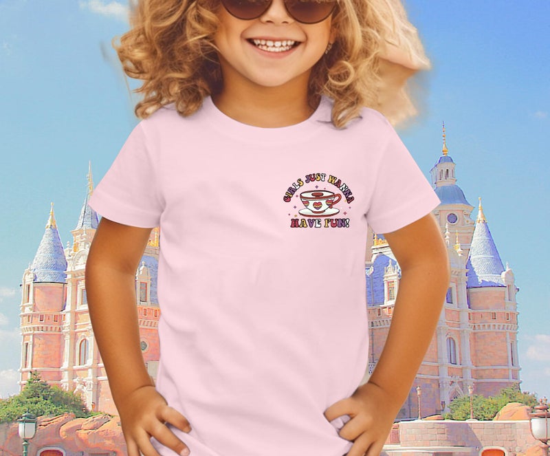 FRELPIXO Magical Shirt for Girl: Magic Kingdom Prinecess Tshirt Princess Shirts Youth Girls Cute Tie Dye Family Vacation Trip Tee - Image 5