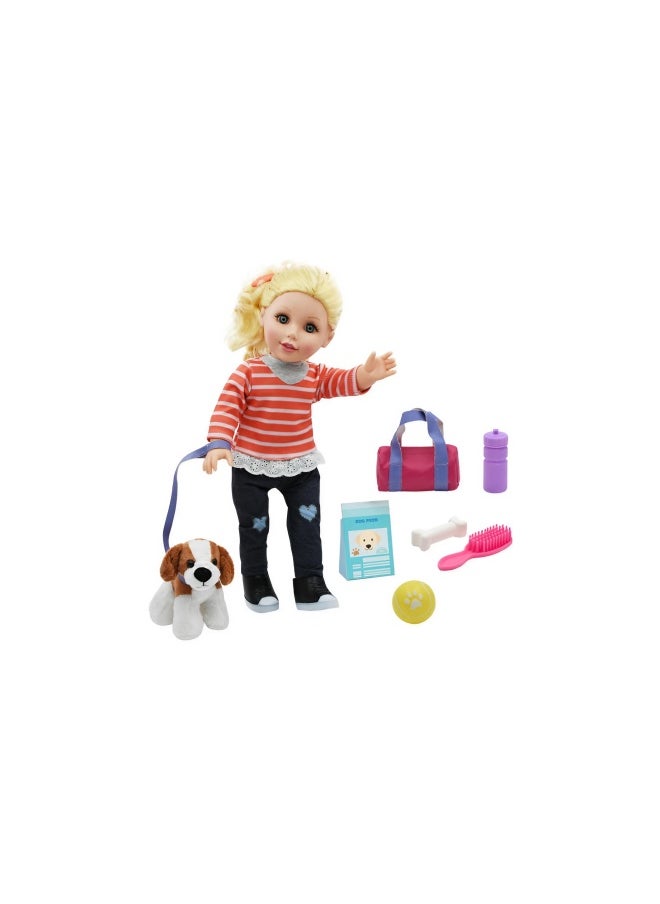 Baby Maziuna Baby Maziuna Imagine Us Dog Park Day Doll Playset (45.72 cm)  - Image 2