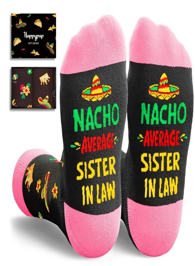 Happy Pop HAPPYPOP Mothers Day Gifts Socks - Sister in Law Birthday Gifts, Sister in Law Socks for Women, Stocking Stuffers - Image 1