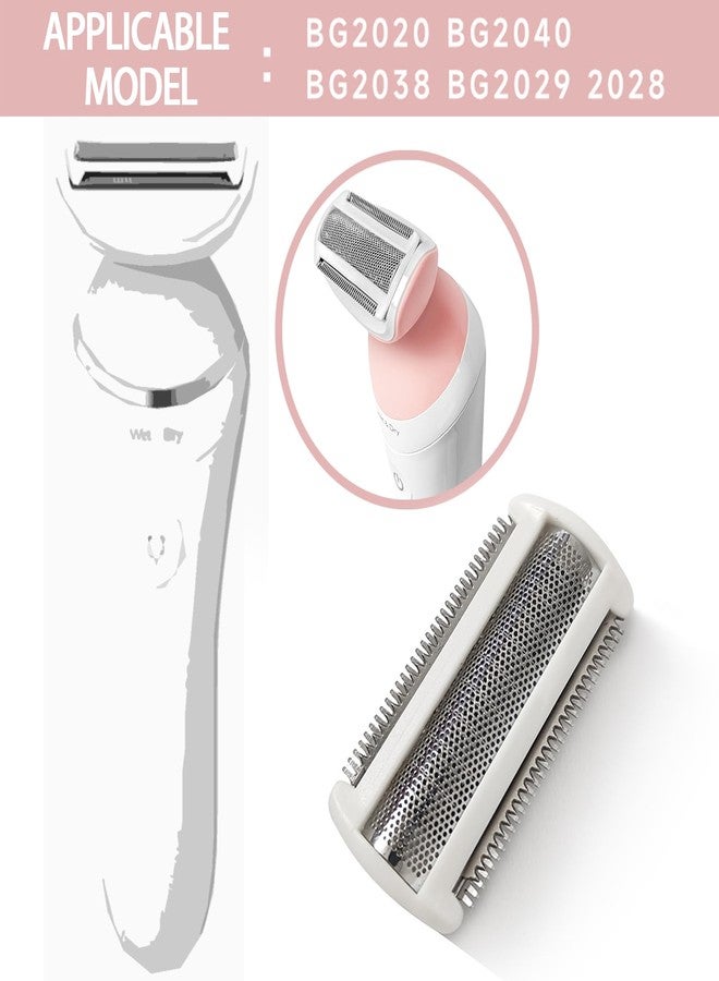لين مي قطعتان من رؤوس الشفرات البديلة BG2000 متوافقة مع سلسلة Bodygroom 7000 (BG7030/BG7040) و5000 (BG5025) و3000 - نظام حلاقة رطب/جاف مضاد للحساسية - Image 3