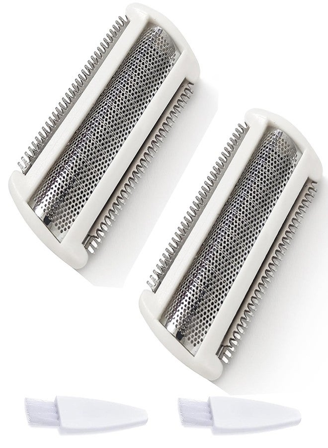 لين مي قطعتان من رؤوس الشفرات البديلة BG2000 متوافقة مع سلسلة Bodygroom 7000 (BG7030/BG7040) و5000 (BG5025) و3000 - نظام حلاقة رطب/جاف مضاد للحساسية - Image 1