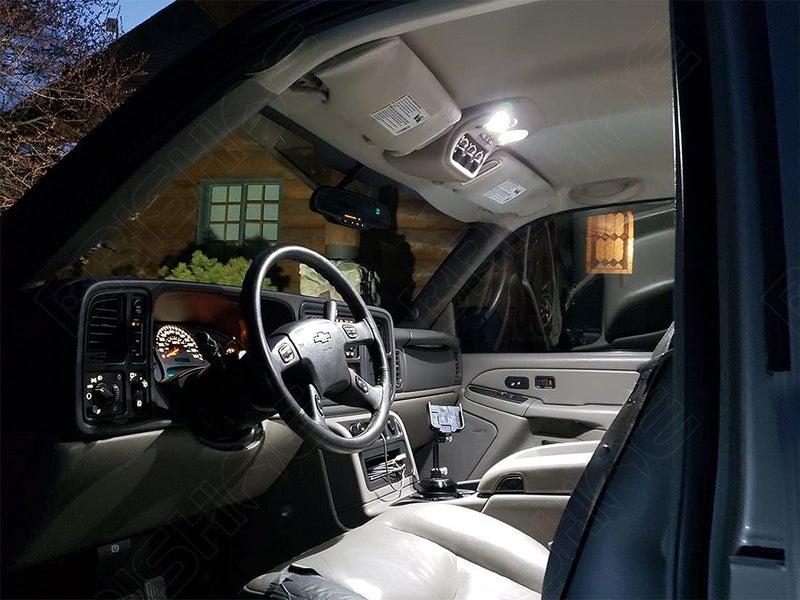 BRISHINE White Interior LED Lights Kit for Chevrolet Tahoe/Suburban, GMC Yukon (2007-2014) - 14 Super Bright 6000K LED Bulbs Package + License Plate Lights and Install Tool - Image 3