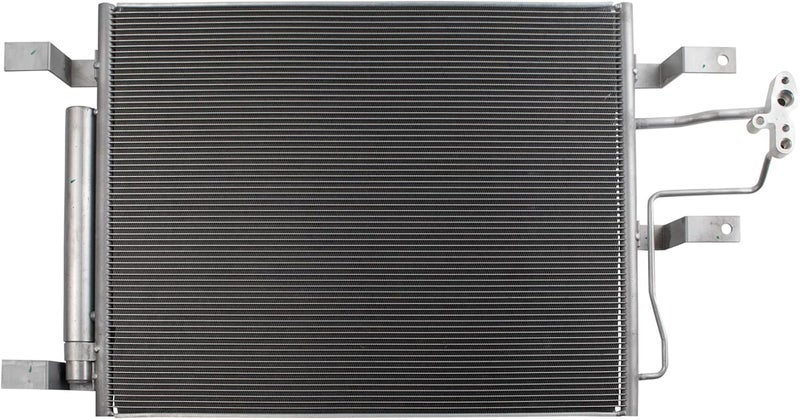 TRQ A/C Condenser & Receiver Drier Assembly for 2014-2018 Ram 2500 3500 6.4L 5.7L - Image 1