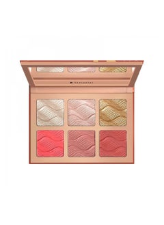 Character Character Cbh001 Glow and Blush Sweet Peach Palette 6 colors  - Image 1