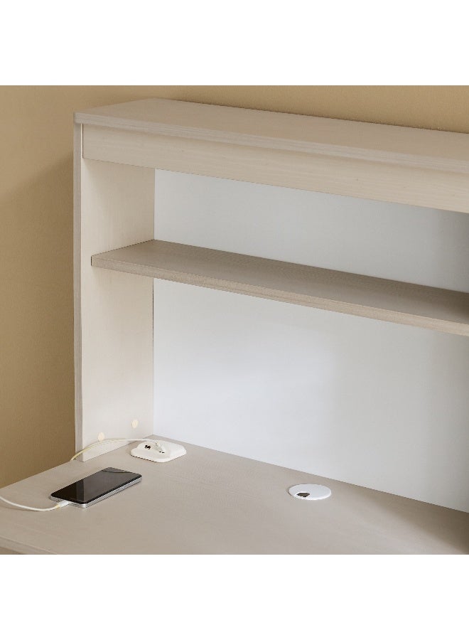 Home Box مكتب الدراسة الذكي بيرغنز بلون البيج الفاتح - Image 4