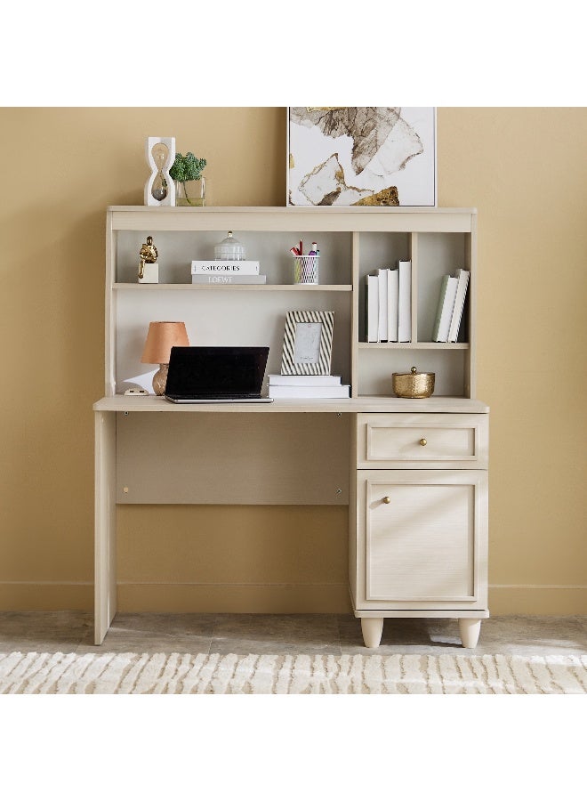 Home Box مكتب الدراسة الذكي بيرغنز بلون البيج الفاتح - Image 2