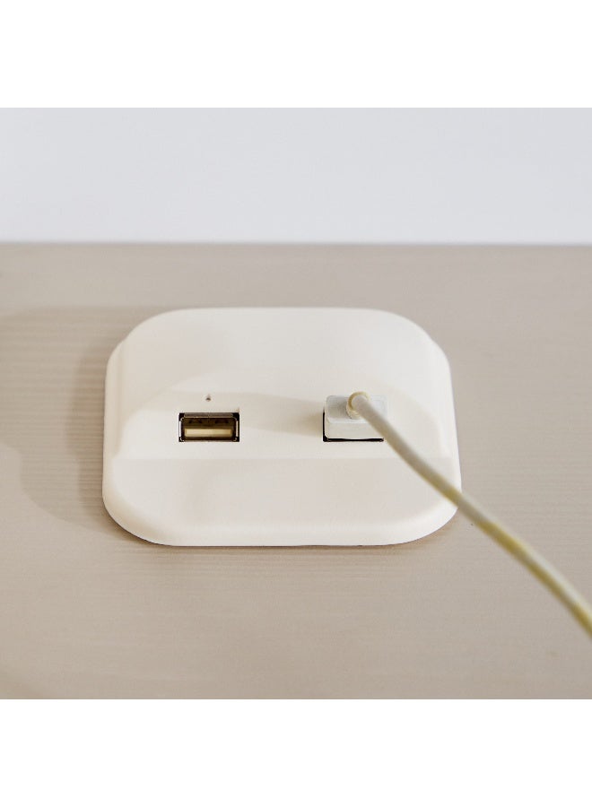 Home Box مكتب الدراسة الذكي بيرغنز بلون البيج الفاتح - Image 5