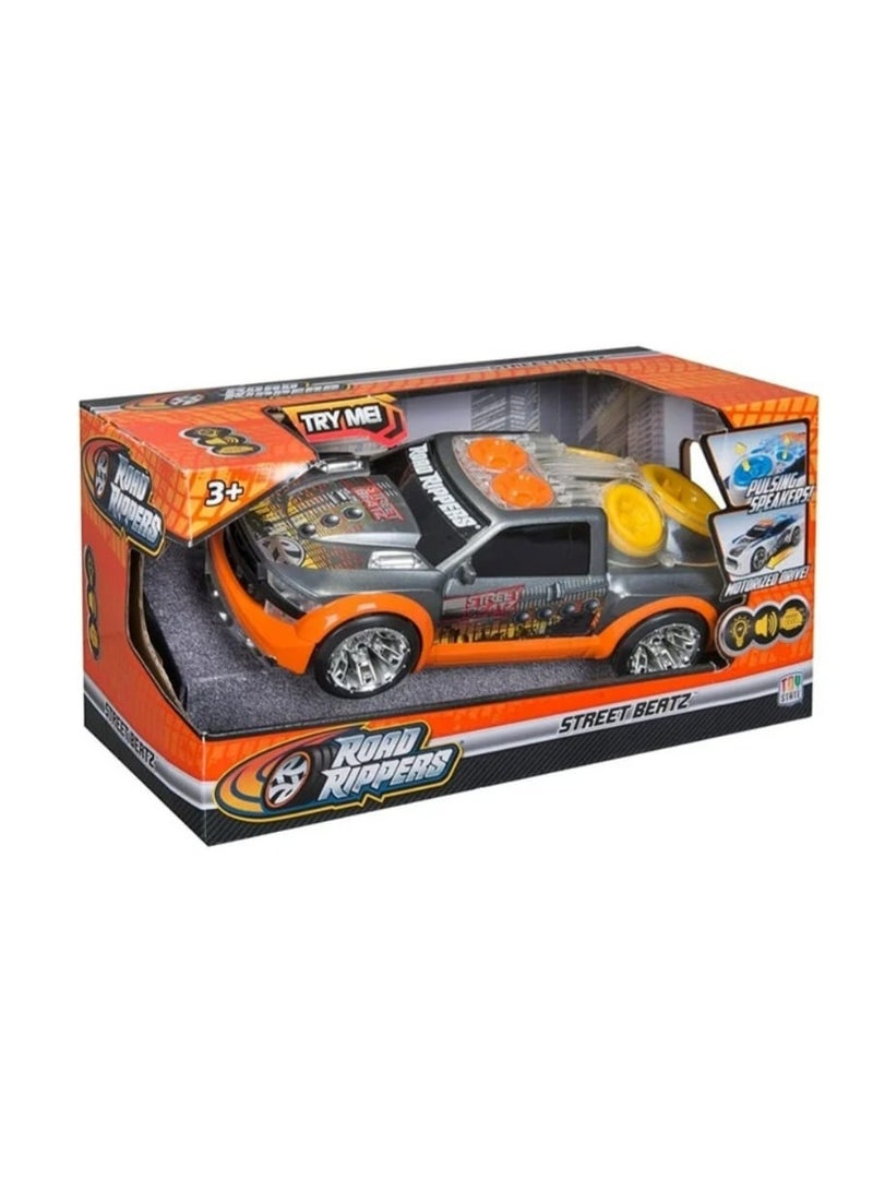 Road Rippers Street Beatz Motorized Toy Car, Pulsing Speakers, Light & Sound Effects, Ages 3+, Box Slightly damaged - Image 3