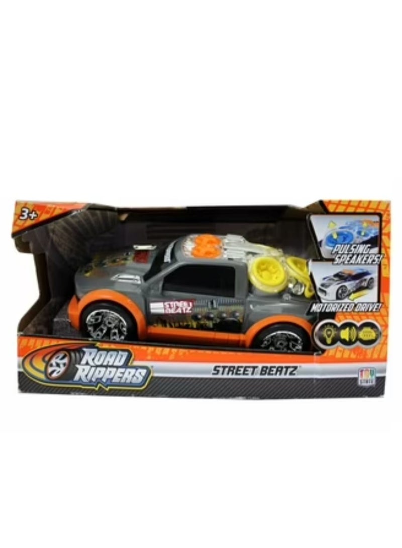 Road Rippers Street Beatz Motorized Toy Car, Pulsing Speakers, Light & Sound Effects, Ages 3+, Box Slightly damaged - Image 2