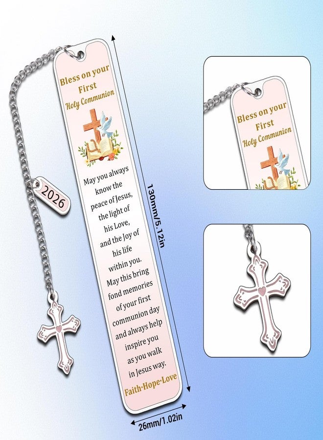 Aeonovs 2026 First Communion Gifts for Girls, 1st Holy Communion Gift for Teen Girls Kids, Religious Bookmarks, Easter Basket Stuffers for Toddler Boys, Catholic Bookmark for Daughter Son - Image 2