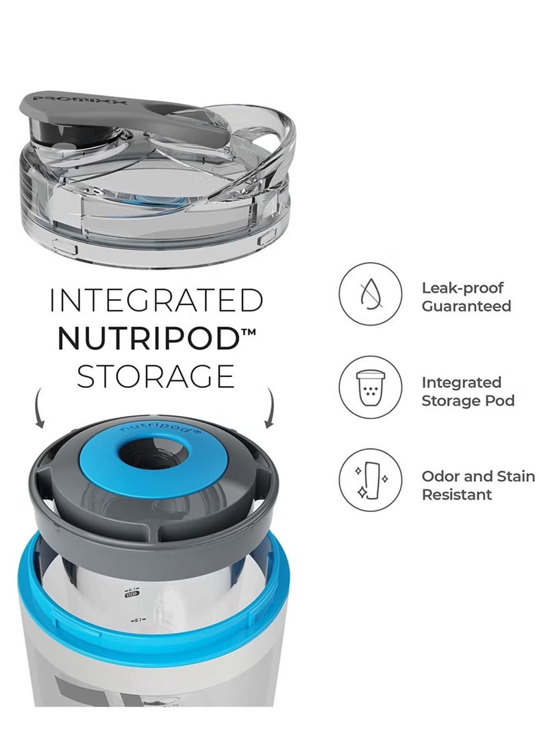 PROMIXX - Electric Protein Shaker,USB Rechargeable Mixer Cup , Original Shaker Bottle (MiiXR Edition) ,Battery powered for Smooth Protein Shakes - BPA Free,600ml Mixing Cup - Image 1