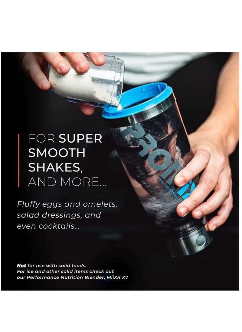 PROMIXX - Electric Protein Shaker,USB Rechargeable Mixer Cup , Original Shaker Bottle (MiiXR Edition) ,Battery powered for Smooth Protein Shakes - BPA Free,600ml Mixing Cup - Image 1