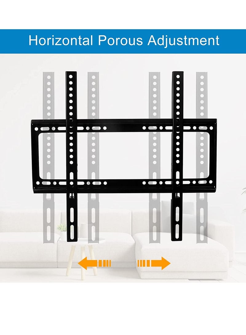 TV Wall Mount 26-60nches Ultra Strong Slim Fixed TV Bracket Heavy Duty Ultra Super Strong 50KG TV Wall Mount with Wall Fixing Kit for Flat Curved Screen TV LED, LCD OLED - Image 3