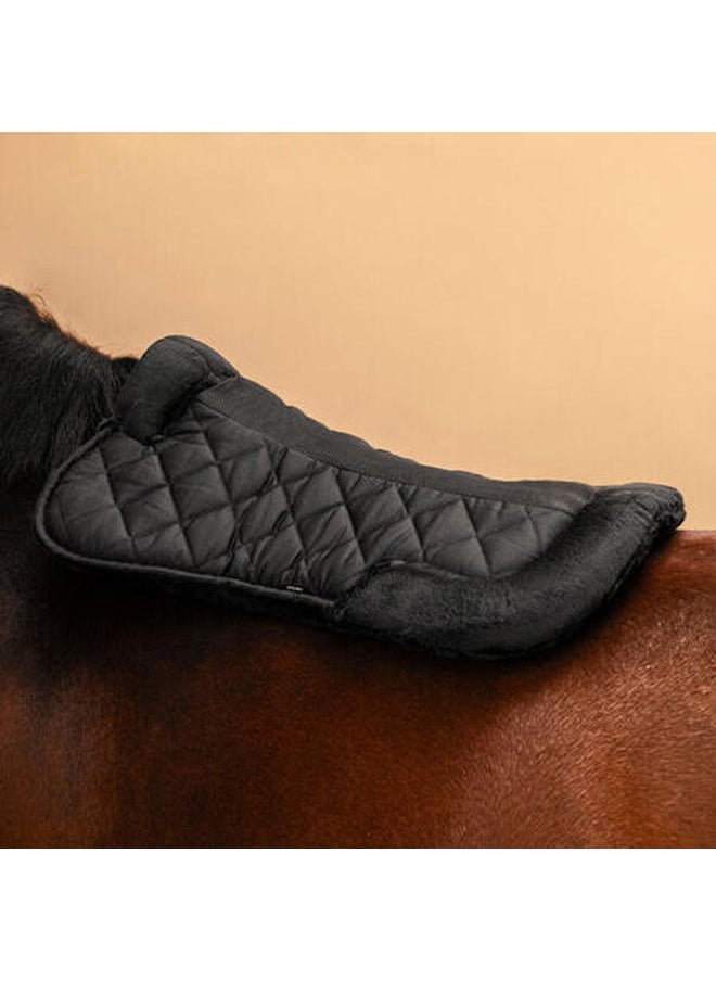FOUGANZA Horse Synthetic Sheepskin Saddle Pad Horse Pony  - Image 1