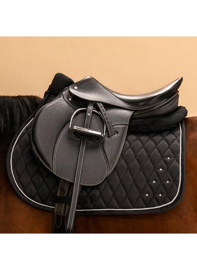 FOUGANZA Horse Synthetic Sheepskin Saddle Pad Horse Pony  - Image 2