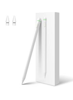Generic Stylus Pen for iPad 2018-2024 Magnetic Fast Charging 2x with Tilt Sensitivity and Palm Rejection Compatible Air 5th 3rd Gen Pro 11/12.9 Mini 5/6 10-6 Classic White  - Image 1