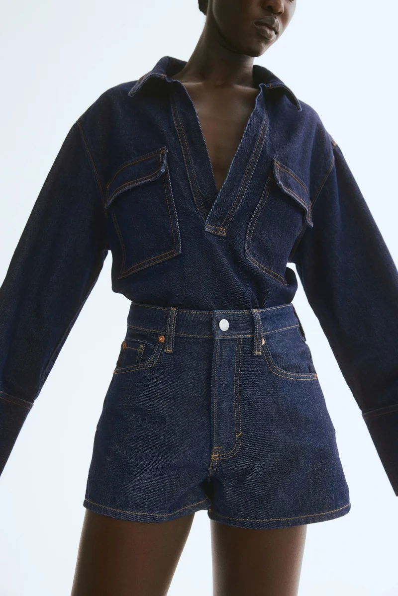 H&M High Denim shorts