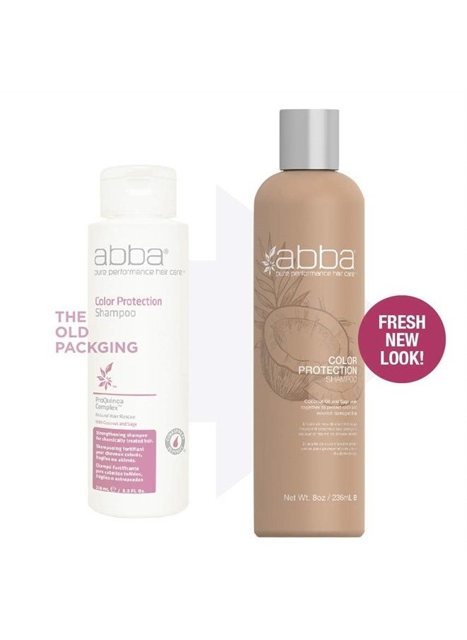 ABBA Color Protection Shampoo, Coconut Oil & Sage, 32 Fl Oz  - Image 3