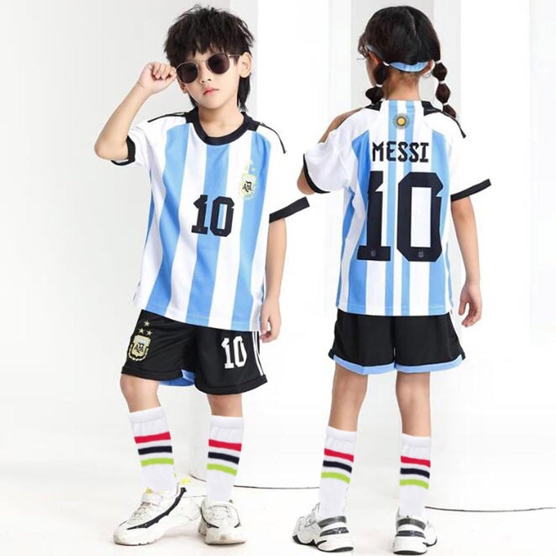 Skydume Snadulor 6-7 Years Old Kids Girls Boys Cotton Over Knee High Soccer Sports Team Socks,4 Pairs - Image 5
