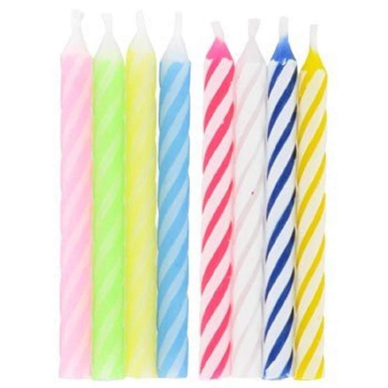 Greenbrier 120 Spiral Birthday Candles 60 Pastel and 60 Spiral Brights - Image 2