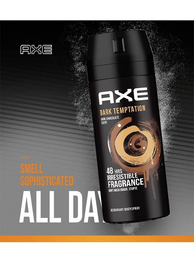 Axe Pack Of 6 Dark Temptation Deodorant Body Spray 150x6ml  - Image 2