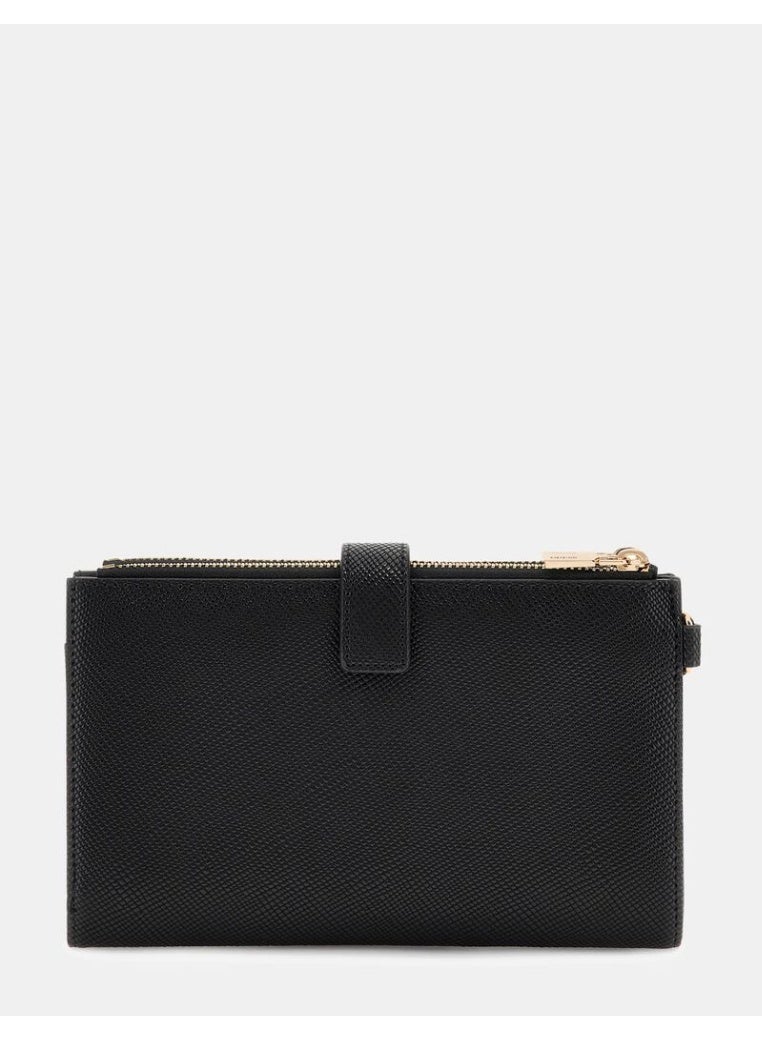 GUESS Women's Signature Logo Long Wallet - Black - Image 2