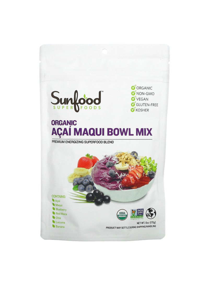 Superfoods, Organic Acai Maqui Bowl Mix, 6 oz (170 g)