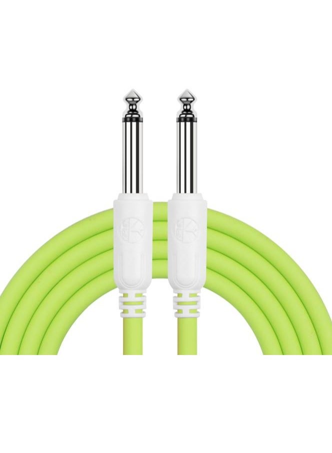 Generic 6M Guitar Cable – Dual Straight Plugs, Model IC-241, Macaron Colors, for Guitar & Bass  - Image 2