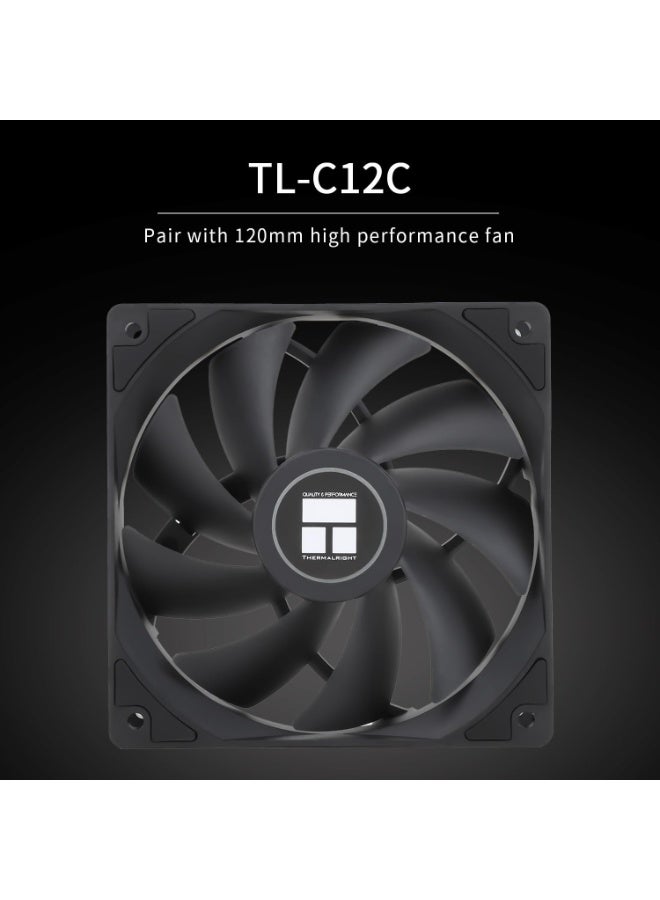 Thermalright Thermalright Peerless Assassin 120 SE CPU Air Cooler, 6 Heat Pipes Cpu cooler, Dual 120mm TL-C12C PWM Fan, Aluminium Heatsink Cover, AGHP Technology, for AMD AM4/AM5 Intel 115X/1200/1700/17XX, LGA1700 - Image 2