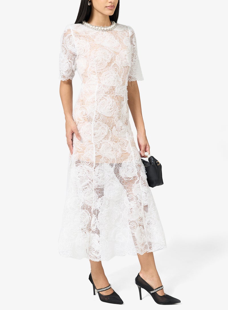 Ella Limited Edition Crystal buckle detail, black mesh and pu upper. Stiletto heel - Image 5