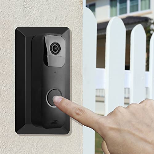 HOLACA Wall Plate with 35 Degree Left/Right Angled Wedge Mount for Blink Video Doorbell -[Hard ABS Material] (Black) - Image 4