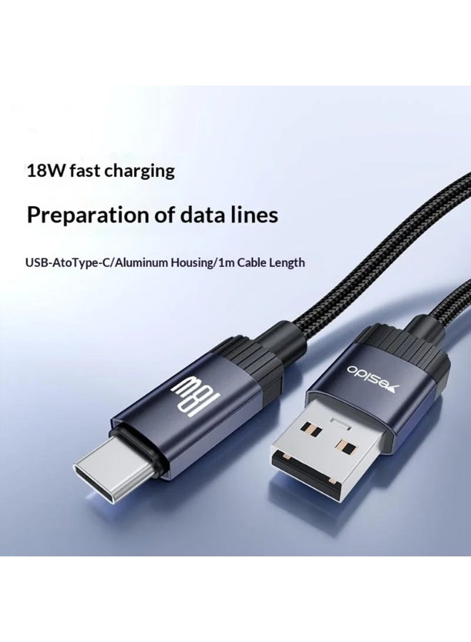 يسيدو ييسيدو كابل شحن USB TYPE-C CA204C - Image 3
