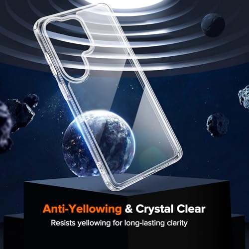 ivoler 3-in-1 Case for Samsung Galaxy S26 Ultra 6.9” with 2 Pack Tempered Glass Screen Protector[Full Coverage], [Military Grade Protection] Slim Phone Bumper Cover Clear [Non-Yellowing] - Image 4