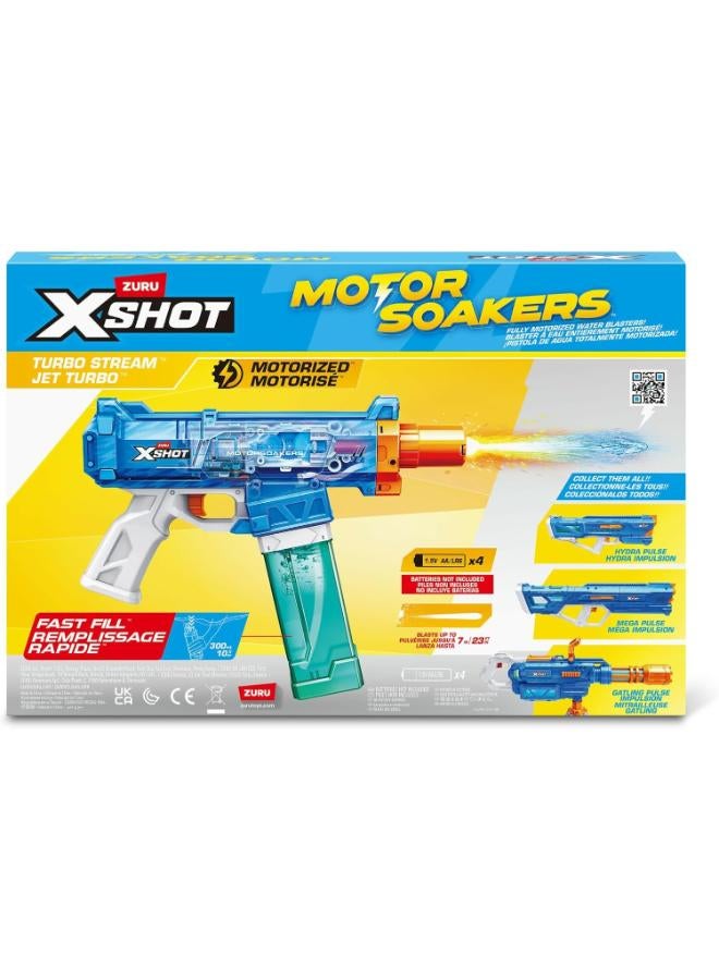 ZURU-XSHOT WATER-FAST FILL MOTOR SOAKER-SERIES 1-TURBO STREAM - Image 1