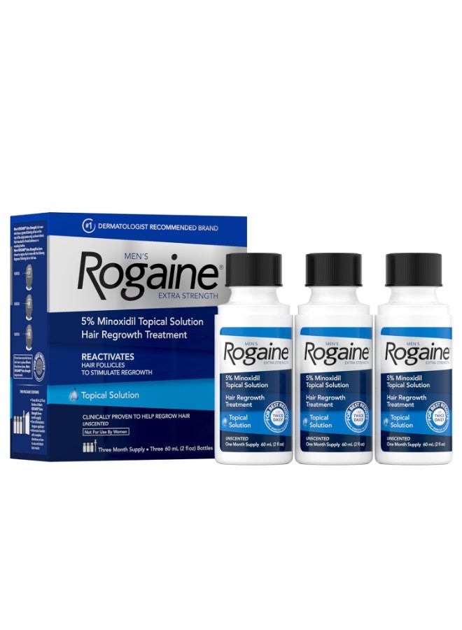 Men's Extra Strength Solution 3X60ml