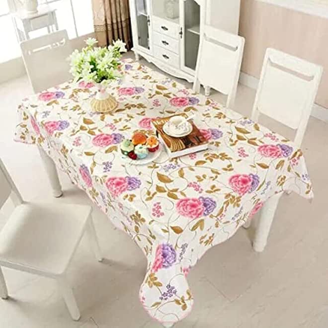 Plaid Waterproof & Oilproof PVC Vinyl Tablecloth - 137 x 183cm