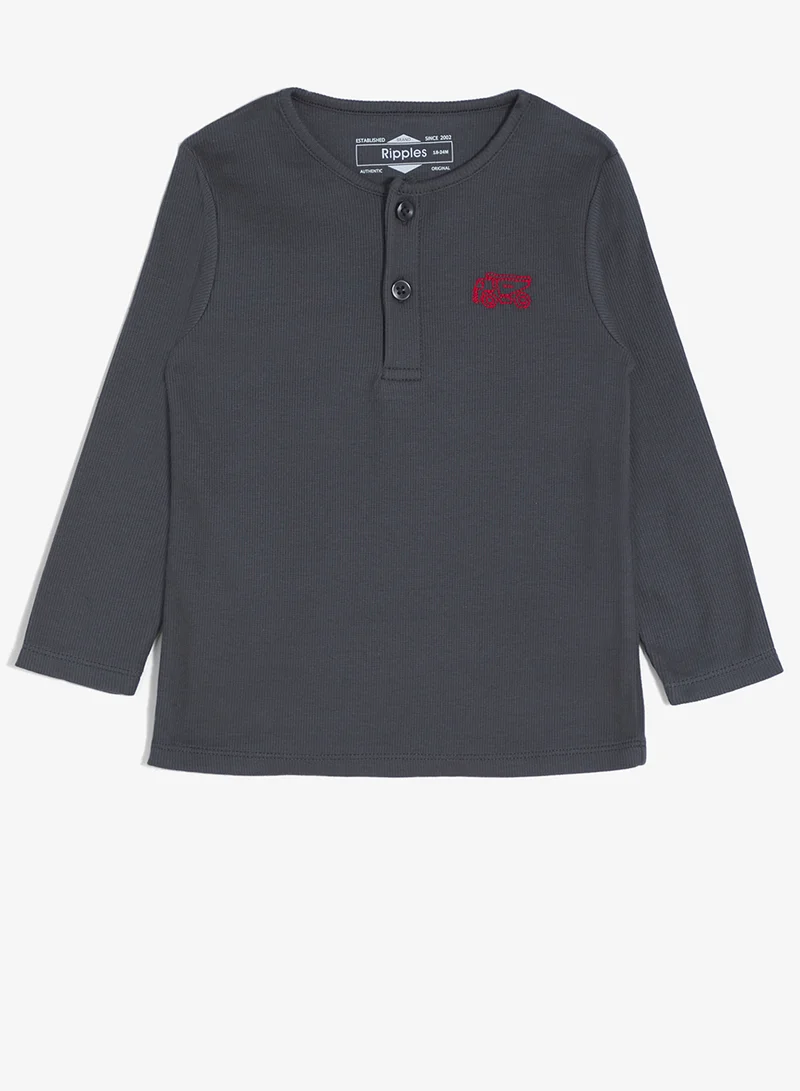 ريبلز مع نمشي طقم بيجامة للأولاد بأكمام طويلة