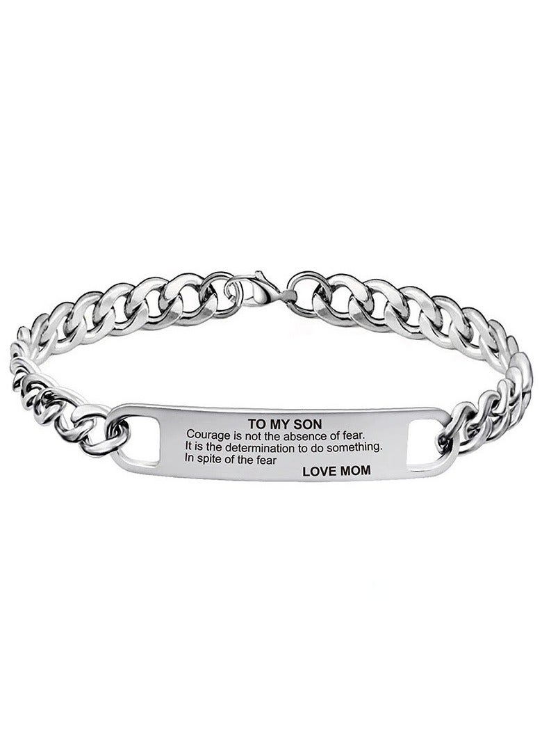 Mark Fairwhale Father's Day Gift Titanium Steel Bracelet 20CM 