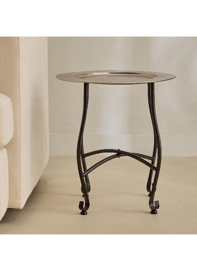 Home Box Pema Modern Etching Accent Table 40 x 40 x 50 cm  - Image 5