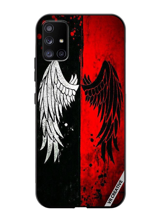 VR CREATIVE Protective Case Cover For Samsung Galaxy A71 5G Wings Design Multicolour - Image 1