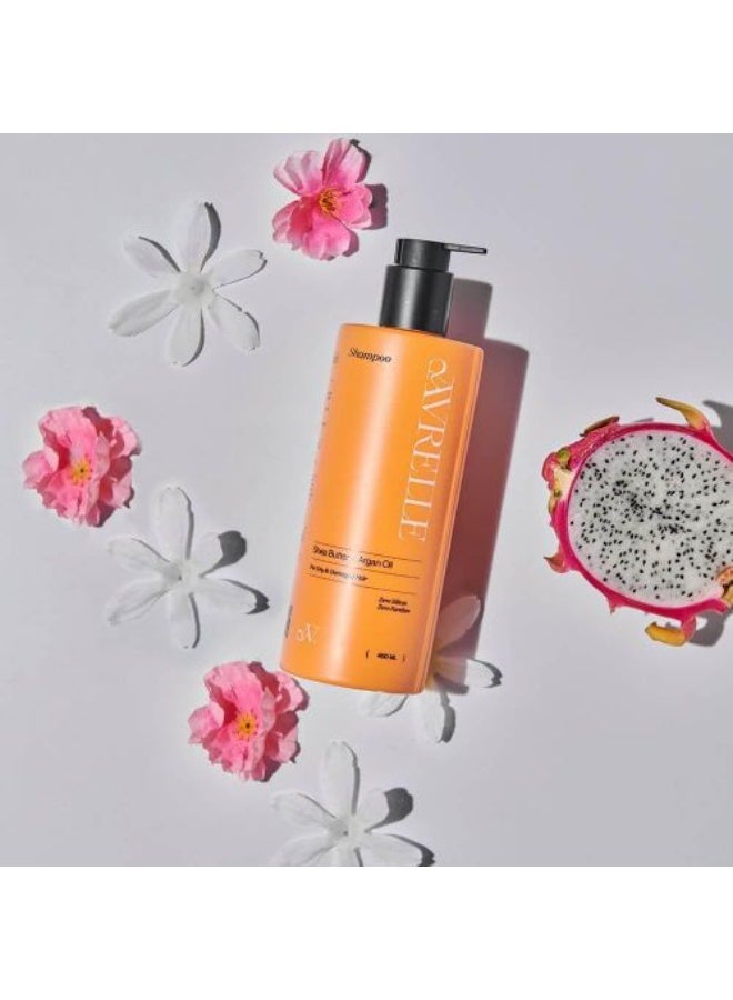 AVRELLE Shampoo with Shea Butter & Argan Oil – 400m - Image 2