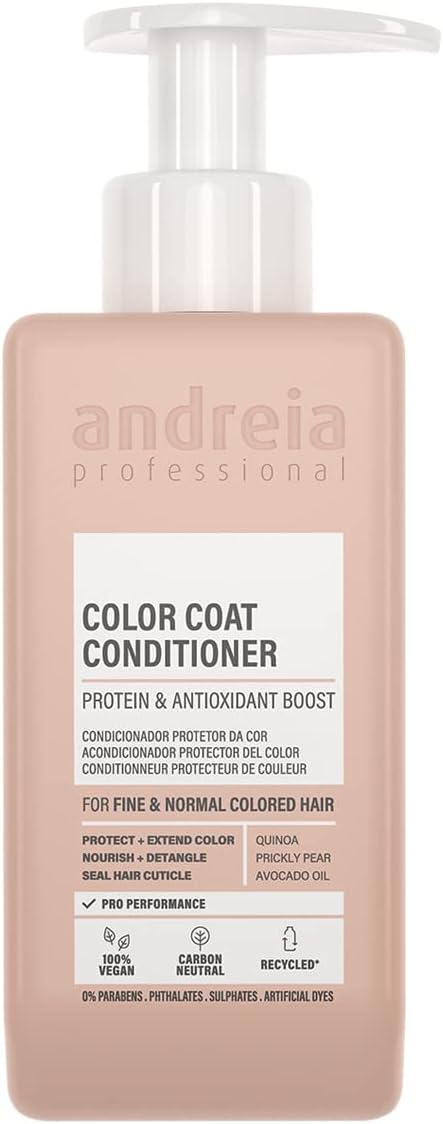 Andreia Professional Hair Conditioner Colour Coat 300 ml Hair Treatment for Fine Colour Treated Dyed Hair Moisturises Softens Protects Extend Colour