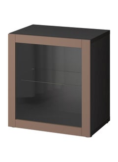 Shelf unit with door, black-brown/Sindvik light grey-brown, 60x42x64 cm - pzsku/Z4BE0548E01BF6700EE3AZ/45/_/1740223757/bd310645-2c53-4079-bae9-2aaa7288bc7e