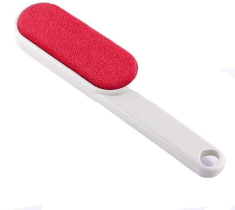 PICKVILL Reusable Washable Pet Fur & Lint Remover Brush for Clothes Dog Cat Hair Remover Brush from Clothing and Sofa Eliminate Dust/Lint/Fur 2-Sided Plastic lint Remover Brush Multicolour - Image 1