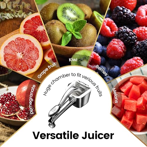 Gourmet Easy Lemon Squeezer Stainless Steel - Citrus Juicer With Unconditional 5 Year Warranty - Manual Hand Juicer for Lemons, Limes, and Large Oranges - Heavy Duty Citrus Press - Image 3